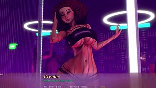 redhead with big tits plays game leading to anal gangbang cumshot