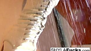 Sexy Shyla Stylez Performs Rare Erotic Solo Masturbation With Big Tits And Pussy