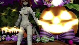 Mmd Happy Halloween Ibaraken Kasen Dance