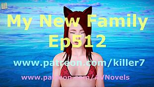 My new family game with big ass teen