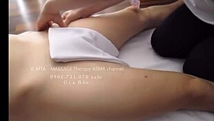 relaxing massage session for women