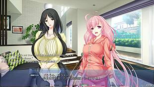 Akumeru family - yunagi route part 4 - feeling up stepsis