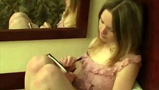 hey, dagfs got this shy virgin finally stripping down!