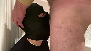 Straight Alpha Giving No Escape Sloppy Throatfuck To His Personal Cocksucking Faggot