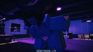 Goblin Seduced by Slutty Elf in Intense Roblox Roleplay.