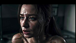 She faces the rough BDSM challenge without release.