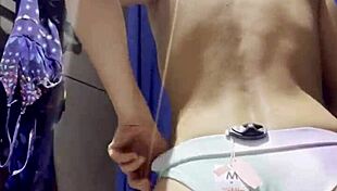 hidden camera catches mexican latina teen in dressing room