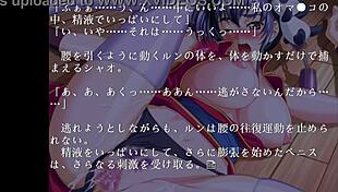 china blue gameplay with biggi bounce beauty in kimono shinobi