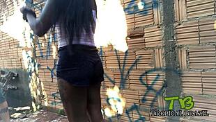 Gay Guy Alone With Horny Slut's Big Cock