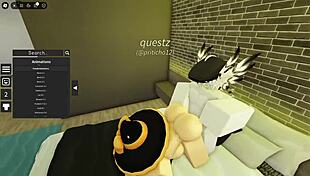 i was shocked when cute robloxian witch got banged by stranger