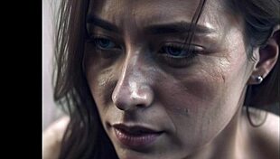 She faces the rough BDSM challenge without release.