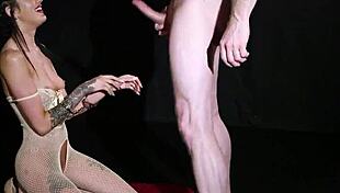 I feel so naughty getting this sperm load on my face, swallowing all the jism in a blowbang bukkake cum swapping