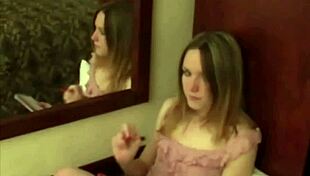 hey, dagfs got this shy virgin finally stripping down!