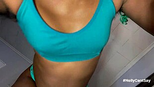 hairy and horny, masturbating in panties