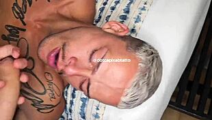 gringo swallows everything and takes it in his tight ass