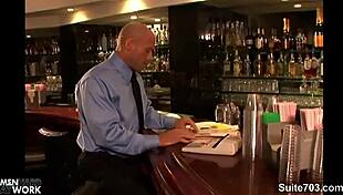 Hottie Long Haired Gay Gives Blowjob To Bald Guy