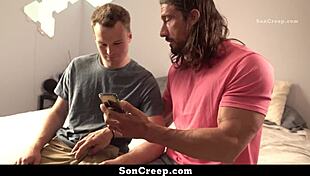 Stepdad Teaches Stepson Gay Pleasures