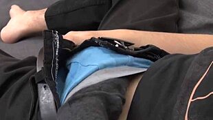 Young gay teen explores kinky foot fetish