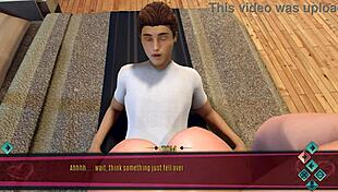 Let's play exposed! Big tits and pussy get creampie!