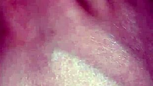 Emo girl shows her creamy pussy during intense masturbation orgasm