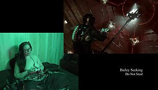 naked brunette plays deadspace part 8