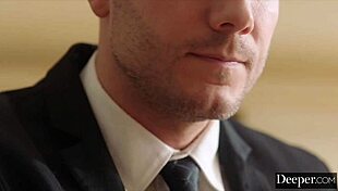 Submissive secretary demi gets dominated and spanked in various positions.