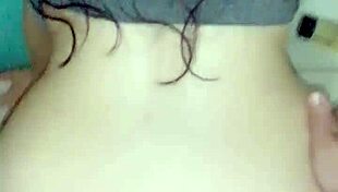 Old Man Creampies Wife In Doggystyle While Bent Over Her Pussy