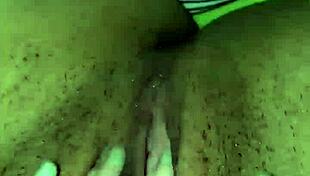 Emo girl shows her creamy pussy during intense masturbation orgasm