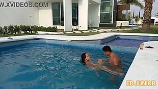 Mexican latina with tattoo sucks monster cock in pov blowjob cumshot