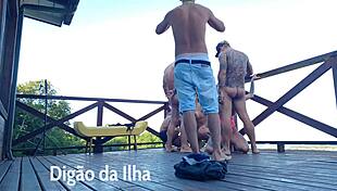 Fodendo As Rabudas Na Sacada!