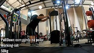 How does this flexible babe work out her back in panties and thong?