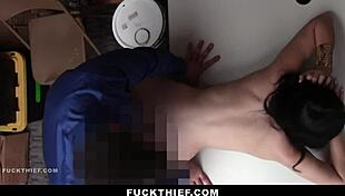 white teen escorted for strip search punishment