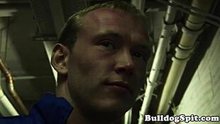 Hunky Dom And British Stud In Doggystyle Position