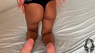 Is Ebony Slut Ready For White Cock?