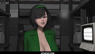 Customer Service Episode 2: Hardcore Satisfaction with Brunette Pussy and Cumshot Action.