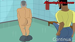 i watch cartoon gay with the old gym guy