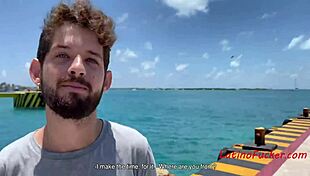 Hot Latino Gay Sex on the Beach - Rob Silva and Ken!