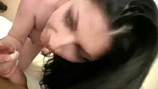 Brunette Teen Jerks Off Dick In POV