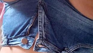 she's so addicted to masturbating her small tits to orgasm solo