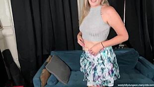 blonde stripper performs striptease before getting a hard pounding