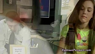 Petite Teen 18+ Performs Intense Blowjob On Guard