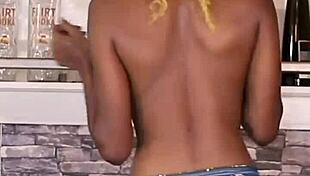 wow, debby stripes and rock get wild with clothes ripping and horny striptease 😈