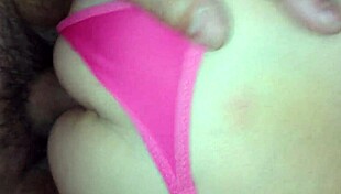 Blonde gets intimate with her partner