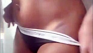 Big Booty Latina Isabella Stripping Part 1