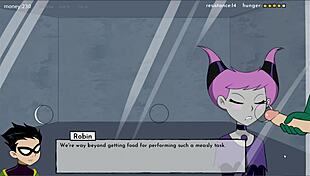 18Titans Episode 13 - Raven Handjob