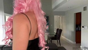 sexy latina pawg mandy waters getting roughly fucked in her tight black dress by j mac 😍💦