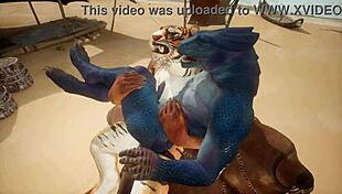 omg, tiger makes lizard cum multiple times in wildlife fun 😏