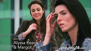 Lesbiche glamour trasformano primo appuntamento in sesso orale sensuale e dita