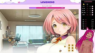vtuber lewdneko plays love cubed part 5
