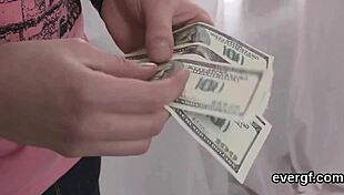 Penniless dude lets mate fuck his girlfriend for cash